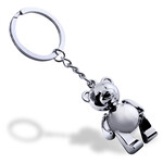 工厂锌合金卡通挂件女钥匙链可爱小熊钥匙扣