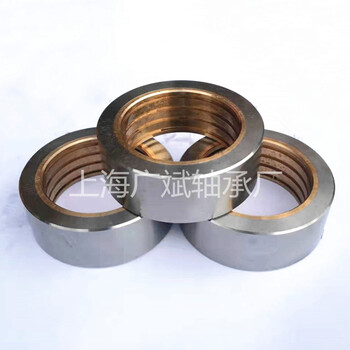 上海钢浇铜滑动轴承JF800双金属轴承钢包铜自润滑轴承厂家