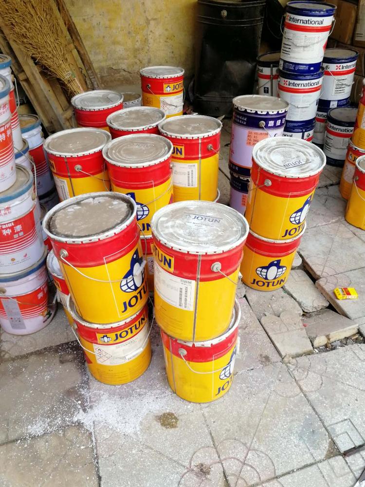 宁波市那回收报废过期的地坪油漆