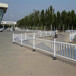 忻州城市马路护栏加厚蓝白锌钢道路护栏市政交通隔离栏价格