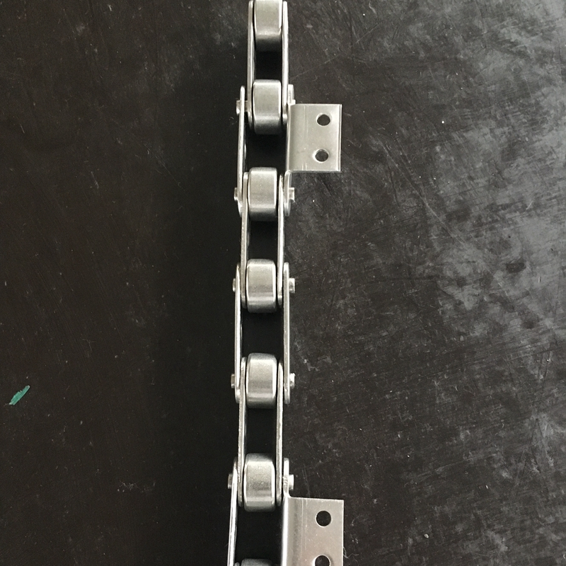 304不锈钢异型链条厂A安徽304/316不锈钢异型带附件弯板输送链条
