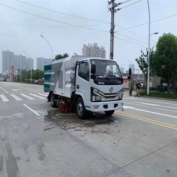 纯扫式扫路车/重汽17.5方洗扫车