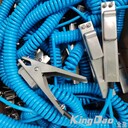 304不銹鋼靜電接地報(bào)警夾耐腐蝕聲光報(bào)警型
