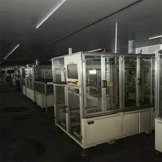 杭州自动送料模切机分档机二手锂电池侧面包胶机处理