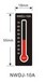 25-70度NWDJ-10A可逆温度标签整本10贴可反复变色温度计示测温纸