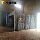定做大型伸縮推拉雨棚移動(dòng)推拉蓬廠房倉(cāng)庫(kù)棚戶外物流帳篷折疊雨棚