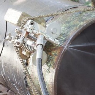 水刀压水切割机化工拆除切割油罐管道线防爆水喷砂设备切割机图片5
