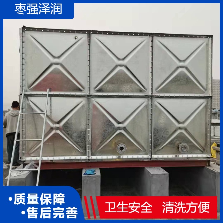 扬州工地用玻璃钢蓄水池箱泵一体化水箱保温学校生活储水罐