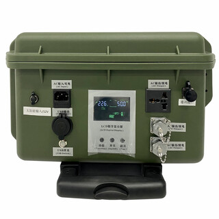 供应登峰新款军绿色2000W低压24-36V便携式应急电源集中电源图片3