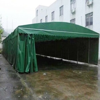 活动雨棚工厂雨棚简易轿车车棚推拉活动篷