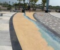 江西南昌砾石路面设计直供洗砂地坪材料游乐园砾石聚合物施工流程