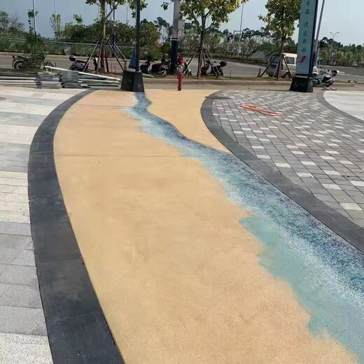 重庆南岸游乐园洗砂地坪工程洗砂地坪设计方案