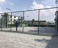 廣州市小區球場圍網標準籃球場護欄綠色勾花網圍欄羽毛球場圍網