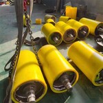聚氨酯包胶托辊黄色橡胶滚筒聚氨酯胶辊包胶加工