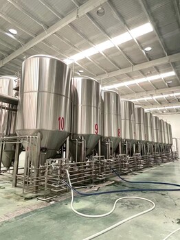 啤酒厂生产啤酒的设备日产5吨的精酿啤酒设备配置酿酒设备厂家
