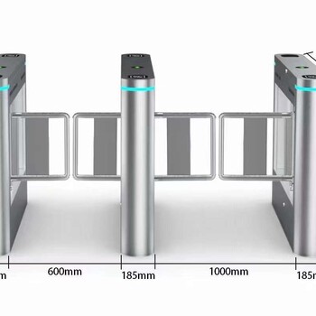 深圳人行小摆闸人脸识别闸机速通门实名制通道门禁道闸一体机