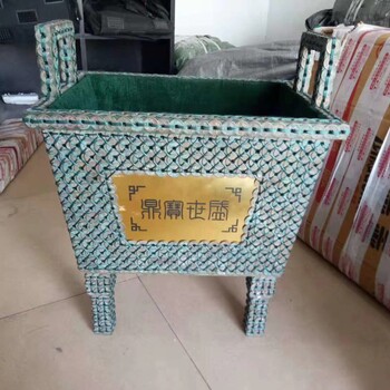 西安古錢幣大鼎銅錢大銅鼎古泉寶鼎手工編織工藝品