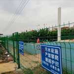 惠州边框护栏厂家现货绿色折弯铁丝网围栏图片