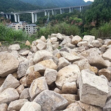 杭州园林景观石产地天然黄石驳岸石自然石