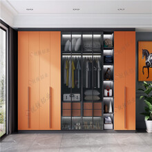 中式衣柜现代风格衣柜防水防潮的铝合金衣柜全铝家居