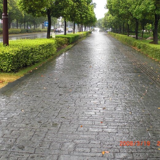 广西梧州室内地坪压模，景观道路压模等