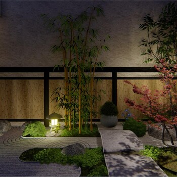 杭州别墅庭院设计：现代中式庭院怎么造才有韵味可可景观
