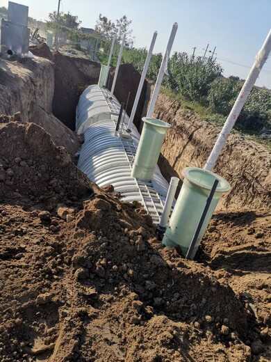 模压三格式化粪池组装式污水池新农村旱厕改造