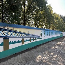 鄂州彩绘文化墙企业手绘围墙制作