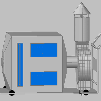移动式活性炭吸附箱活性炭吸附箱废气吸附设备型号定制