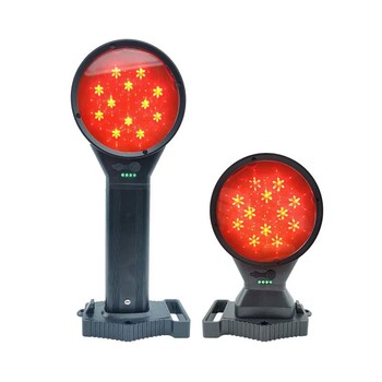 路障警示燈FD5830LED雙面方位燈伸縮磁吸鐵路交通吸軌紅閃信號(hào)