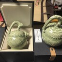 西安耀州瓷公道杯倒流壺擺件陜西特色商務(wù)文化茶具禮品