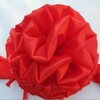 西安紅綢子花球定制剪彩綢子拉花、剪刀、紅布訂制