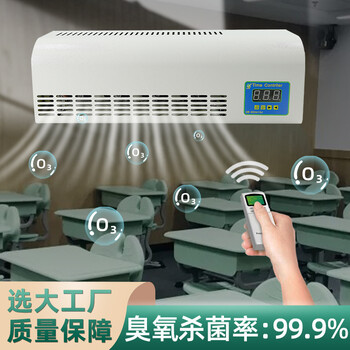 贵州臭氧发生器壁挂机10G臭氧机适用学校垃圾站除臭祛异味