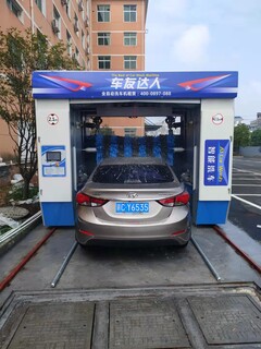 吉林省松原市富华油气站安装车友达人日森往复式洗车机图片3