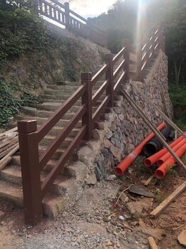 怀化水泥仿竹护栏围栏栏杆栅栏景区河道公园美丽乡村建设改造