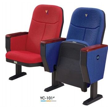 礼堂椅带小桌板软包座椅经济实用胶壳连排椅子报告厅会议室观摩椅