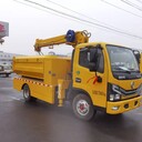 東風污泥抓取車淤泥清運車工作原理