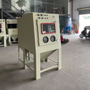 小型滾筒式無塵小工件批量處理自動噴砂機