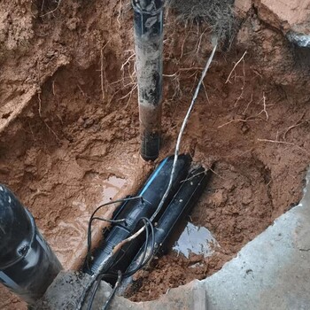 深圳供水管道探漏公司，墙角渗水漏水测漏，地下给水管爆管维修