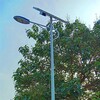 四川德陽5米海螺臂太陽能路燈農村LED太陽能路燈