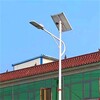 四川南充5米40瓦太陽能路燈單臂城鎮路燈