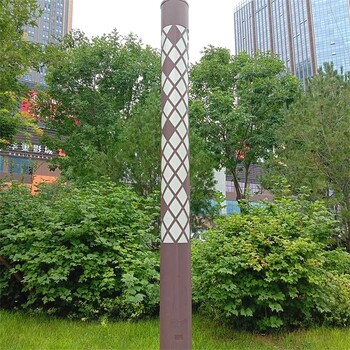 天津塘沽道路景观灯-3米4米方形圆柱形LED景观灯