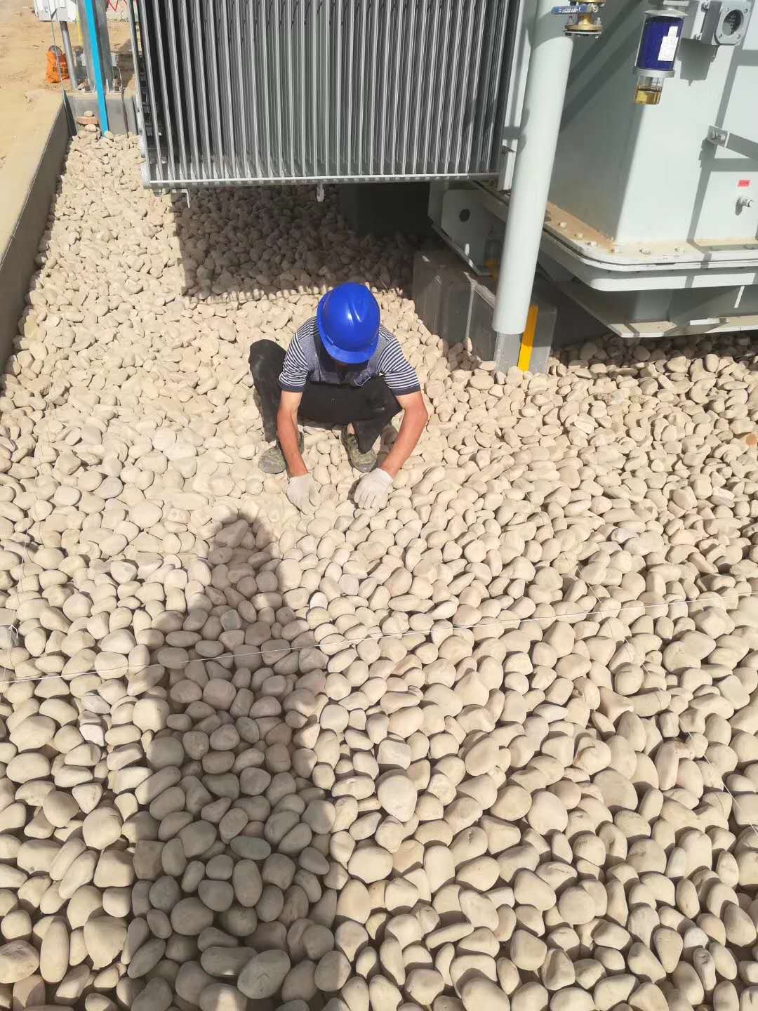 临沂人工水系铺设鹅卵石/鹅卵石滤料产地