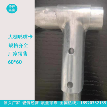 廠家生產(chǎn)銷售溫室大棚配件鴨嘴卡鍍鋅卡箍鍍鋅鴨嘴卡