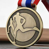金屬獎牌定制金屬掛牌運動會籃球足球馬拉松兵乓球羽毛球賽事獎牌