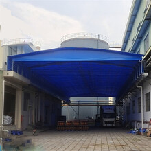 武漢廠家專業定做大型活動雨棚推拉棚電動棚膜結構停車棚圖片