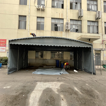 菏泽厂家定做大型活动雨棚推拉雨棚篮球场雨棚电动架空雨棚