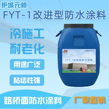 FYT-1改进型防水涂料立交桥高架桥高速公路用发货直达工地