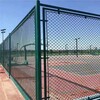 陕西西安室外篮球场围网浸塑勾花防护网运动场围栏定制