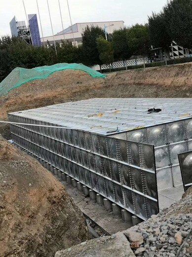 忻州地埋成品水箱、不锈钢方形水箱定做